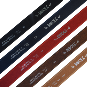 Ceinture en cuir Made in France de qualité, fait avec du cuir de vachette