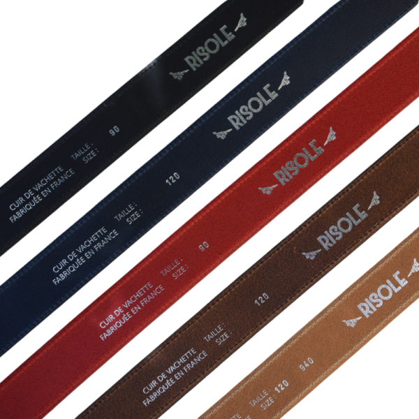 Ceinture en cuir Made in France de qualité, fait avec du cuir de vachette