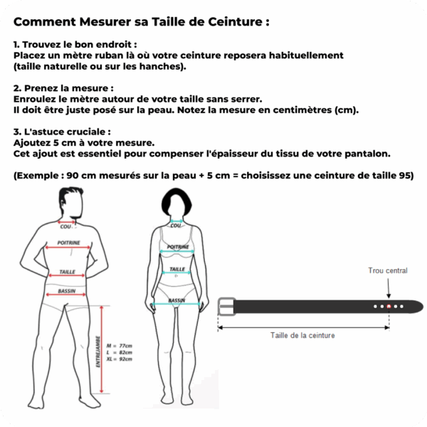 Ceinture en cuir Made in France – Image 15